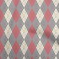 thumbnail image 1 of oneOone Silk Tabby Red Fabric Check Argyle Quilting Supplies Print Sewing Fabric By The Yard 42 Inch Wide, 1 of 5