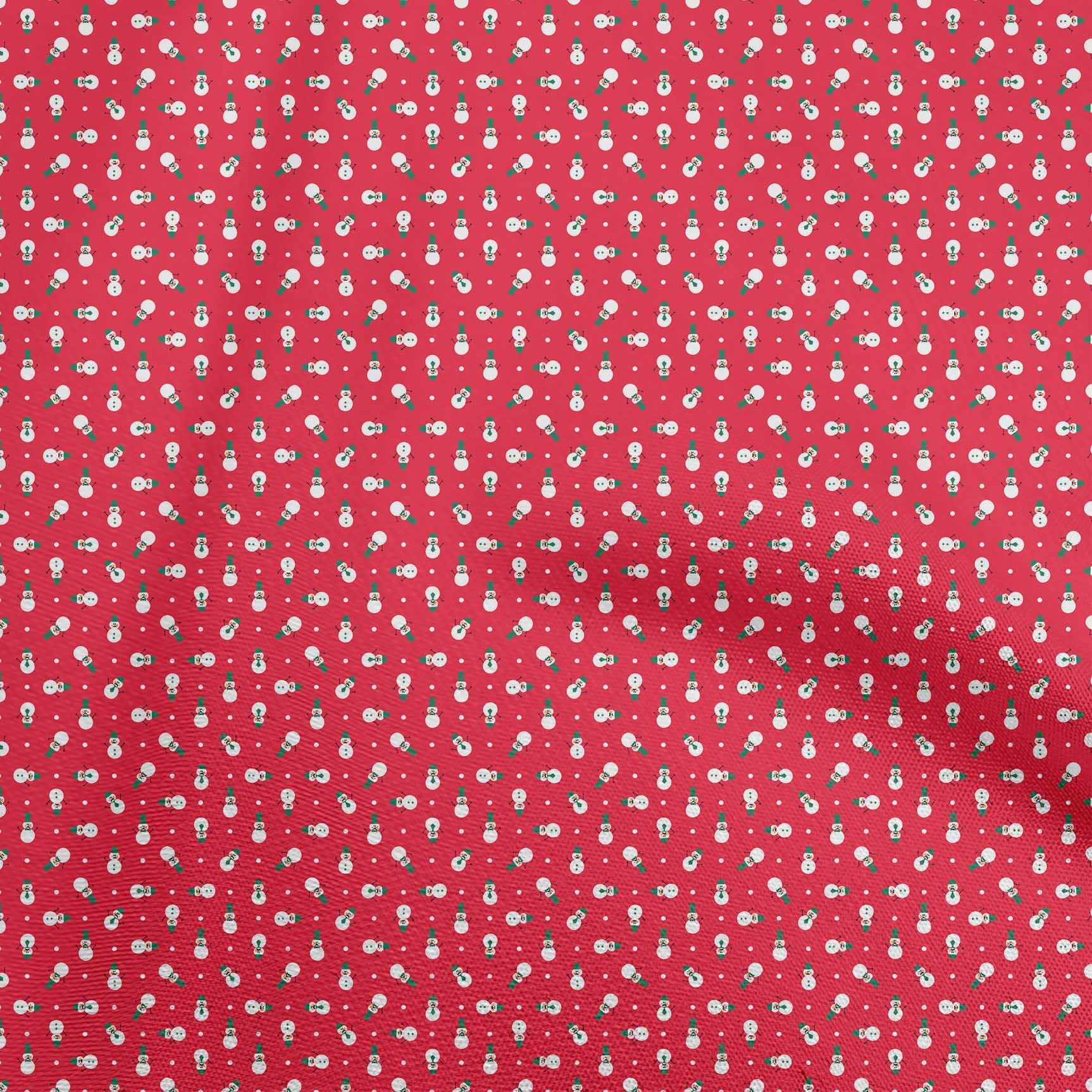 oneOone Silk Tabby Red Fabric Christmas Craft Projects Decor Fabric Printed By The Yard 42 Inch Wide