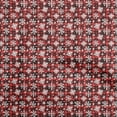 thumbnail image 1 of oneOone Silk Tabby Red Fabric Christmas Sewing Craft Projects Fabric Prints By Yard 42 Inch Wide, 1 of 4