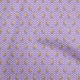 thumbnail image 1 of oneOone Silk Tabby Violet Fabric Animal Quilting Supplies Print Sewing Fabric By The Yard 42 Inch Wide, 1 of 5