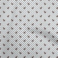 thumbnail image 1 of oneOone Silk Tabby White Fabric Animal Diy Clothing Quilting Fabric Print Fabric By Yard 42 Inch Wide, 1 of 5