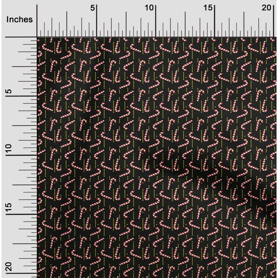 oneOone Velvet Black Fabric Merry Christmas Sewing Material Print Fabric By The Yard 58 Inch Wide