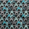 thumbnail image 1 of oneOone Velvet Black Fabric Ocean Shark Fabric For Sewing Printed Craft Fabric By The Yard 58 Inch Wide, 1 of 4