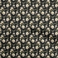 thumbnail image 1 of oneOone Velvet Black Fabric Watercolor Floral Sewing Material Print Fabric By The Yard 58 Inch Wide-aA, 1 of 5