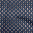 thumbnail image 1 of oneOone Velvet Blue Fabric Floral Craft Projects Decor Fabric Printed By The Yard 58 Inch Wide, 1 of 1