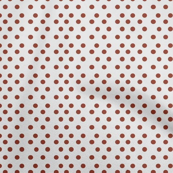 oneOone Velvet Brown Fabric Dots Craft Projects Decor Fabric Printed By The Yard 58 Inch Wide
