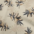thumbnail image 1 of oneOone Velvet Dark Beige Fabric Abstract Leaves Fabric For Sewing Printed Craft Fabric By The Yard 58 Inch Wide, 1 of 4