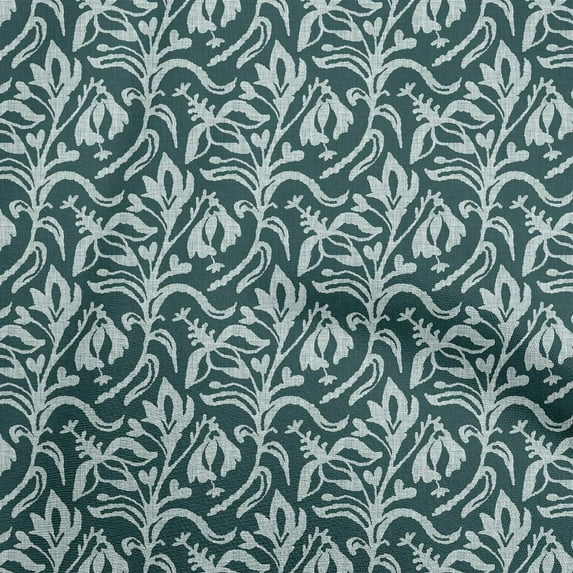 oneOone Velvet Dark Green Fabric Block Sewing Material Print Fabric By The Yard 58 Inch Wide-C4