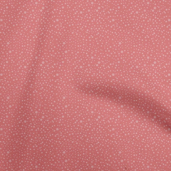 oneOone Velvet Dark Peach Fabric Snowflake Sewing Fabric By The Yard Printed Diy Clothing Sewing Supplies 58 Inch Wide