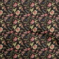 thumbnail image 1 of oneOone Velvet Dark Pink & Black Fabric Batik Diy Clothing Quilting Fabric Print Fabric By Yard 58 Inch Wide, 1 of 5
