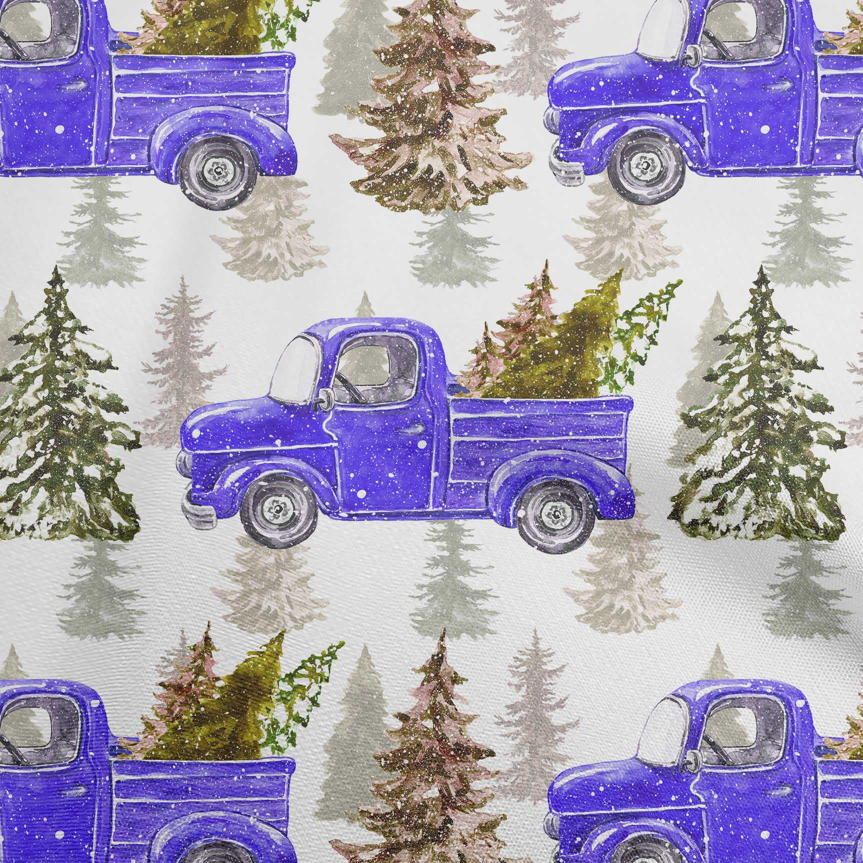 oneOone Velvet Dark Purple Fabric Merry Christmas Sewing Material Print Fabric By The Yard 58 Inch Wide