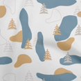 thumbnail image 1 of oneOone Velvet Dusty Blue Fabric Abstract Diy Clothing Quilting Fabric Print Fabric By Yard 58 Inch Wide, 1 of 4