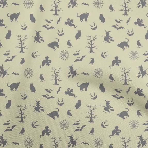 oneOone Velvet Dusty Green Fabric Halloween Dress Material Fabric Print Fabric By The Yard 58 Inch Wide