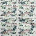 thumbnail image 1 of oneOone Velvet Dusty Teal Green Fabric Beach Hawai Sewing Fabric By The Yard Printed Diy Clothing Sewing Supplies 58 Inch Wide, 1 of 4