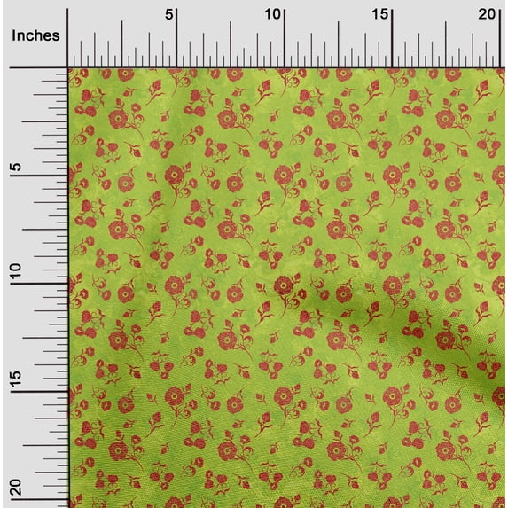 oneOone Velvet Green Fabric Batik Fabric For Sewing Printed Craft Fabric By The Yard 58 Inch Wide