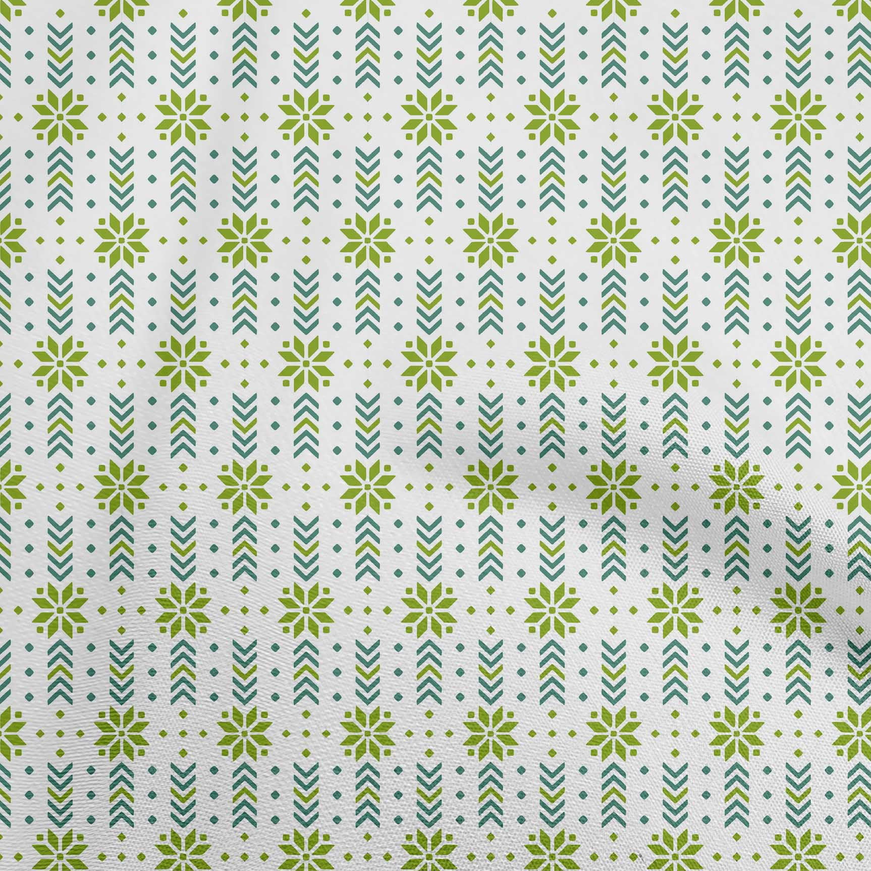 oneOone Velvet Green Fabric Christmas Quilting Supplies Print Sewing Fabric By The Yard 58 Inch Wide
