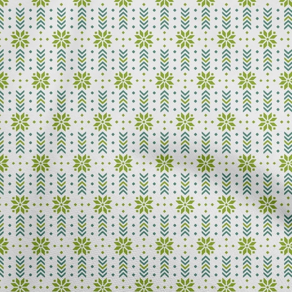 oneOone Velvet Green Fabric Christmas Quilting Supplies Print Sewing Fabric By The Yard 58 Inch Wide