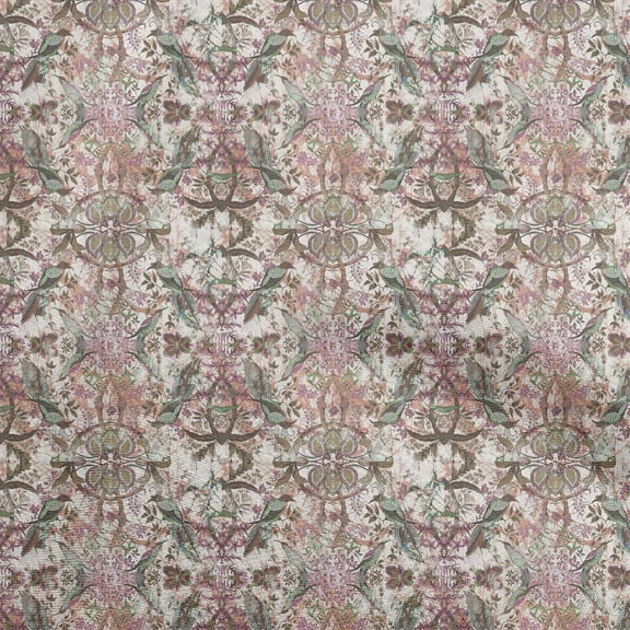 oneOone Velvet Light Beige Fabric Batik Quilting Supplies Print Sewing Fabric By The Yard 58 Inch Wide