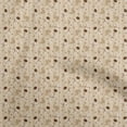 thumbnail image 1 of oneOone Velvet Light Brown Fabric Floral Sewing Material Print Fabric By The Yard 58 Inch Wide, 1 of 4
