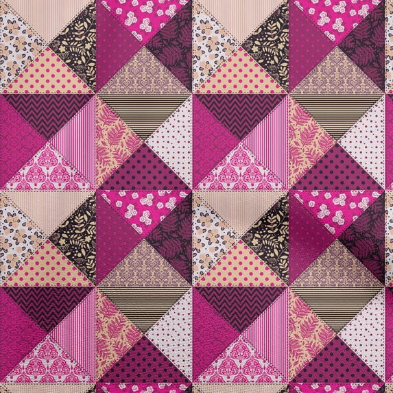 oneOone Velvet Light Brown Fabric Quilt Patchwork Sewing Material Print Fabric By The Yard 58 Inch Wide