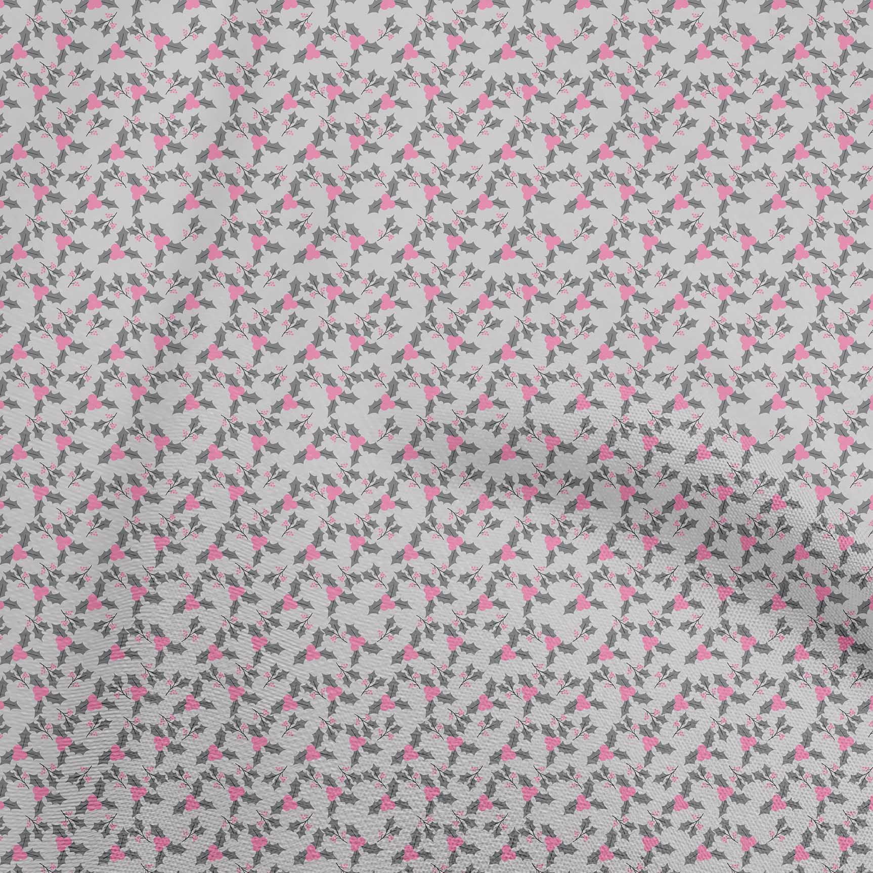 oneOone Velvet Light Gray Fabric Christmas Quilting Supplies Print Sewing Fabric By The Yard 58 Inch Wide