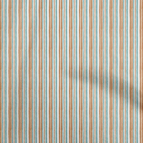oneOone Velvet Orange Fabric Stripes Sewing Fabric By The Yard Printed Diy Clothing Sewing Supplies 58 Inch Wide