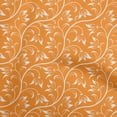 thumbnail image 1 of oneOone Velvet Orange2 Fabric Asian Floral Block Fabric For Sewing Printed Craft Fabric By The Yard 58 Inch Wide, 1 of 4