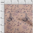 thumbnail image 1 of oneOone Velvet Peach Fabric Floral & Peacock Fabric For Sewing Printed Craft Fabric By The Yard 58 Inch WideTWG, 1 of 5