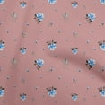 thumbnail image 1 of oneOone Velvet Pink Fabric Floral Craft Projects Decor Fabric Printed By The Yard 58 Inch Wide, 1 of 4