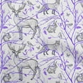 thumbnail image 1 of oneOone Velvet Purple Fabric Animal Quilting Supplies Print Sewing Fabric By The Yard 58 Inch Wide, 1 of 4