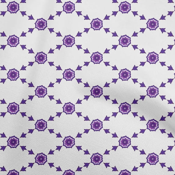 oneOone Velvet Purple Fabric Block Sewing Fabric By The Yard Printed Diy Clothing Sewing Supplies 58 Inch Wide