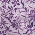 thumbnail image 1 of oneOone Velvet Purple Fabric Jacobean Floral Dress Material Fabric Print Fabric By The Yard 58 Inch Wide, 1 of 4