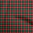 thumbnail image 1 of oneOone Velvet Red Fabric Check Quilting Supplies Print Sewing Fabric By The Yard 58 Inch Wide, 1 of 4