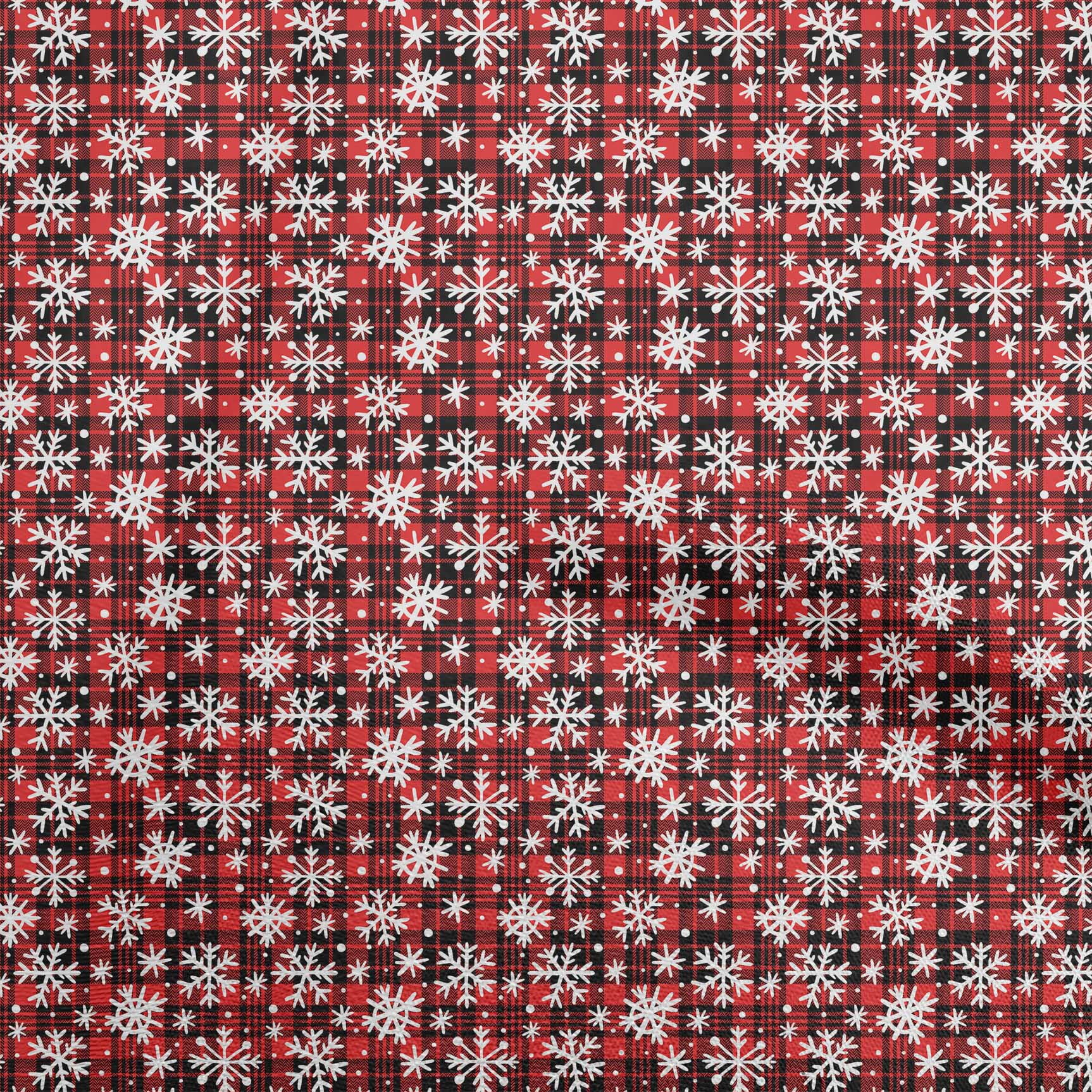 oneOone Velvet Red Fabric Christmas Sewing Material Print Fabric By The Yard 58 Inch Wide