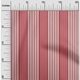 thumbnail image 1 of oneOone Velvet Red Fabric Stripes Dress Material Fabric Print Fabric By The Yard 58 Inch Wide, 1 of 1