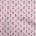 thumbnail image 1 of oneOone Velvet Rose Pink Fabric Florals Dress Material Fabric Print Fabric By The Yard 58 Inch Wide, 1 of 4
