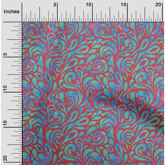oneOone Velvet Sea Green Fabric Batik Dress Material Fabric Prints Fabric By The Yards 58 Inches Wide