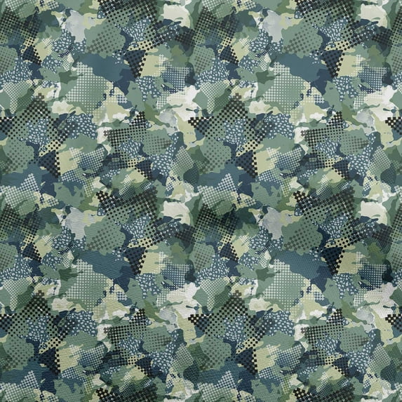 oneOone Velvet Teal Blue Fabric Abstracts Sewing Craft Projects Fabric Prints By Yard 58 Inch Wide