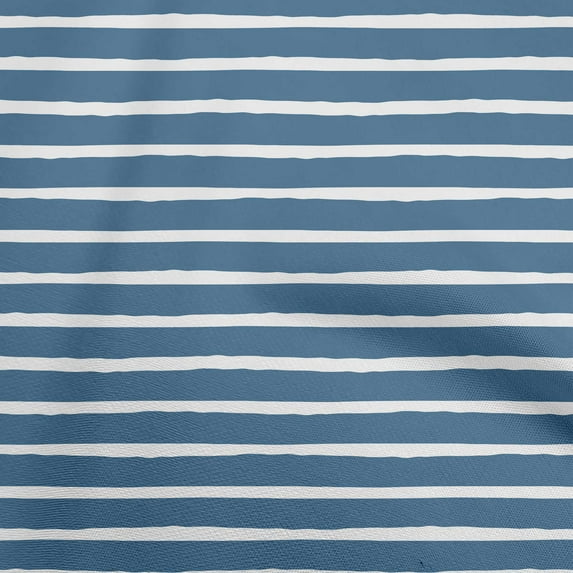 oneOone Velvet Teal Blue Fabric Stripes Fabric For Sewing Printed Craft Fabric By The Yard 58 Inch Wide