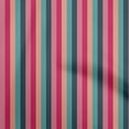 thumbnail image 1 of oneOone Velvet Teal Green Fabric Stripes Sewing Material Print Fabric By The Yard 58 Inch Wide-Y4, 1 of 6