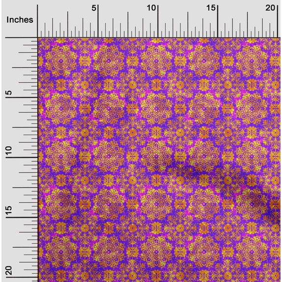 oneOone Velvet Violet Fabric Batik Diy Clothing Quilting Fabric Print Fabric By Yard 58 Inch Wide