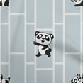 thumbnail image 1 of oneOone Viscose Chiffon Baby Blue Fabric Panda Animal Sewing Material Print Fabric By The Yard 42 Inch Wide, 1 of 4