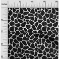 thumbnail image 1 of oneOone Viscose Chiffon Black Fabric Giraffe Animal Skin Diy Clothing Quilting Fabric Print Fabric By Yard 42 Inch Wide, 1 of 4
