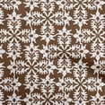 thumbnail image 1 of oneOone Viscose Chiffon Brown Fabric Asian Ornamental Sewing Craft Projects Fabric Prints By Yard 42 Inch Wide, 1 of 5
