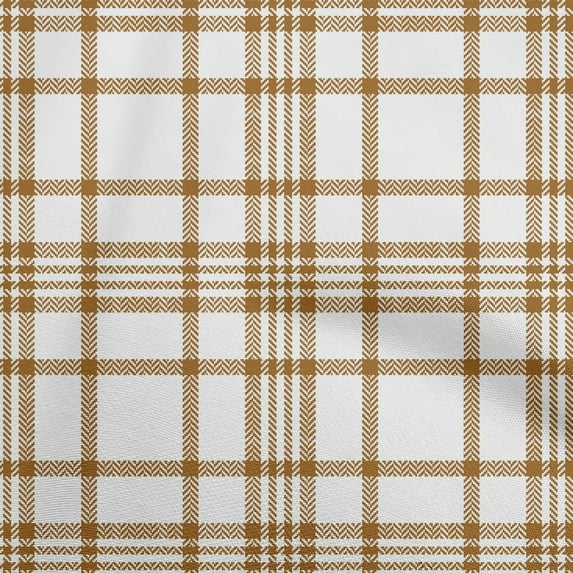 oneOone Viscose Chiffon Brown Fabric Tartan Sewing Fabric By The Yard Printed Diy Clothing Sewing Supplies 42 Inch Wide