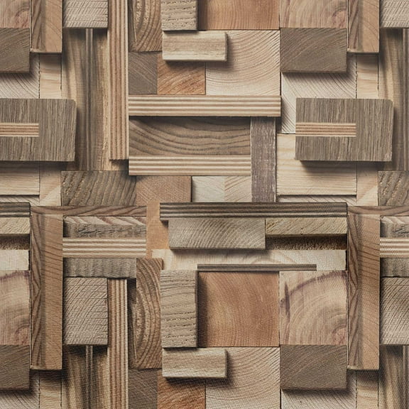 oneOone Viscose Chiffon Brown Fabric Texture Wooden Ply Board Texture Dress Material Fabric Print Fabric By The Yard 42 Inch Wide