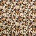thumbnail image 1 of oneOone Viscose Chiffon Dark Beige Fabric Floral Sewing Fabric By The Yard Printed Diy Clothing Sewing Supplies 42 Inch Wide, 1 of 4
