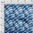 thumbnail image 1 of oneOone Viscose Chiffon Dark & Blue Fabric Print Shibori Fabric For Sewing Printed Craft Fabric By The Yard 42 Inch Wide, 1 of 2