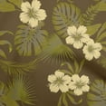 thumbnail image 1 of oneOone Viscose Chiffon Dark Olive Green Fabric Tropical Flower Diy Clothing Quilting Fabric Print Fabric By Yard 42 Inch Wide, 1 of 4