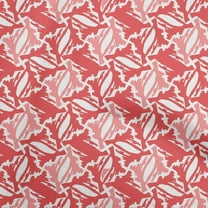 oneOone Viscose Chiffon Dark Peach Fabric Abstracts Dress Material Fabric Print Fabric By The Yard 42 Inch Wide